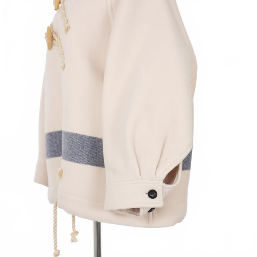 未使用品 ハイク HYKE DOUBLE FACE DUFFLE JACKET ダブルフェイス