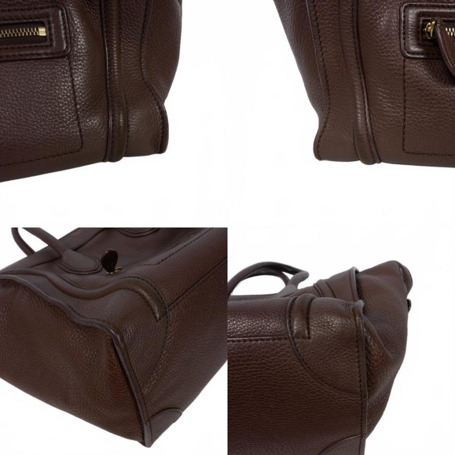 CELINE（セリーヌ） ラゲージ ミニショッパー ハンドバッグ グレイン