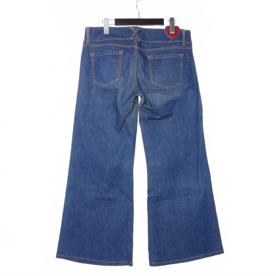 ラブモスキーノ LOVE MOSCHINO デニムパンツ ジーンズ フレア ワイド