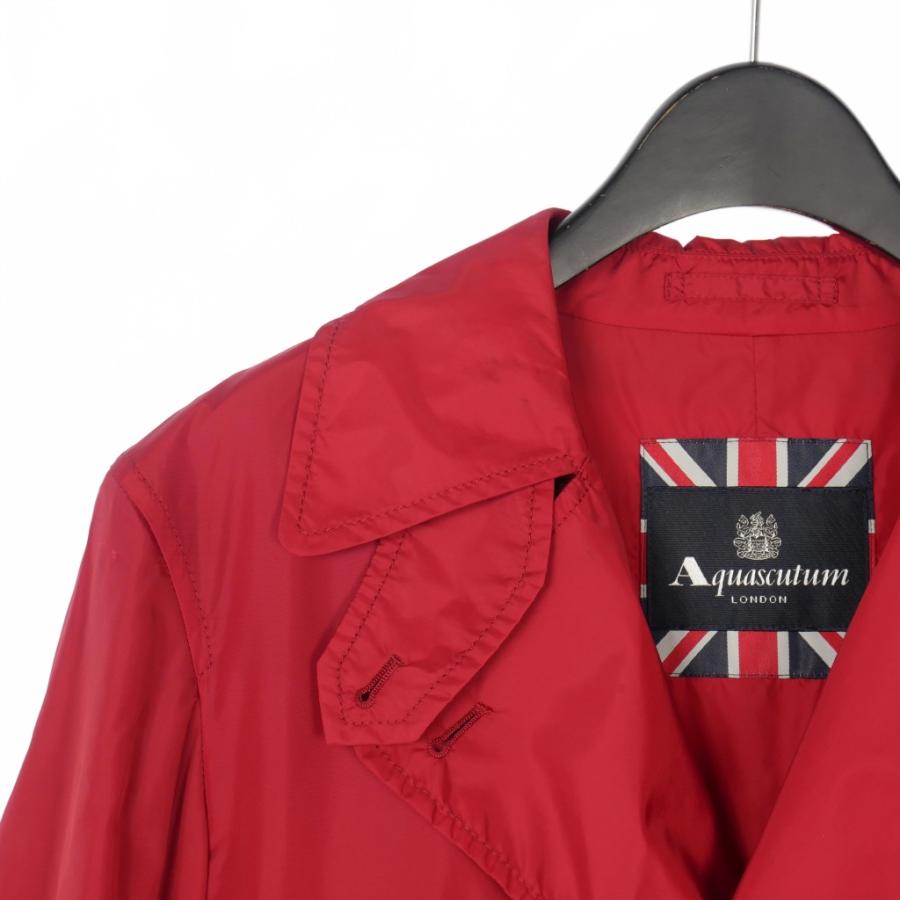 アクアスキュータム AQUASCUTUM パッカブル ナイロン トレンチコート