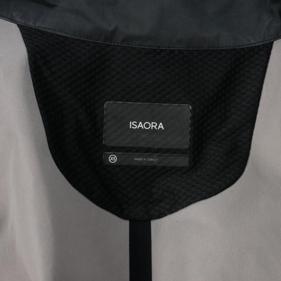 イサオラ ISAORA シェル ジャケット フーデッド コート XS グレー 