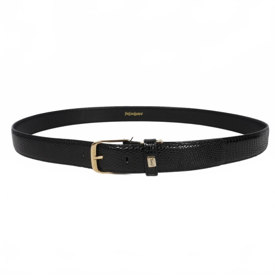 Yves Saint Laurent（イヴ・サンローラン） メタルバックル レザー