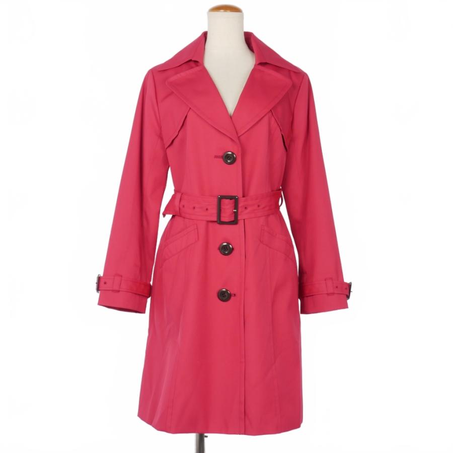 リール Rire by piece montee トレンチコート ロング サイズ40 レッド