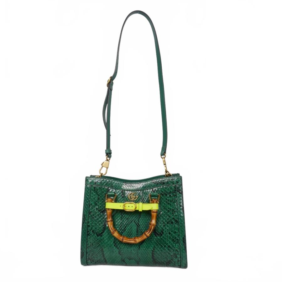 GUCCI（グッチ） ダイアナ パイソン スモール ハンドバッグ ショルダー