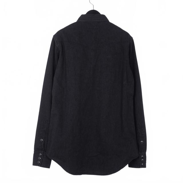 サンローラン パリ SAINT LAURENT PARIS デニムシャツ 長袖 Mサイズ