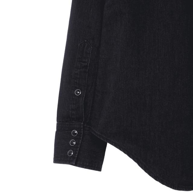 サンローラン パリ SAINT LAURENT PARIS デニムシャツ 長袖 Mサイズ