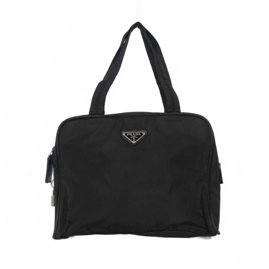 PRADA（プラダ） 三角プレート テスート ハンドバッグ スクエア