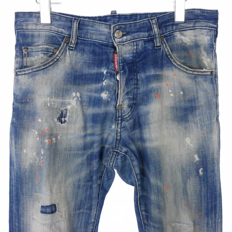 ディースクエアード 　DSQUARED2　スキニーデニム　ダメージ加工 DSQUARED2（ディースクエアード） デニム スキニー ダメージ加工