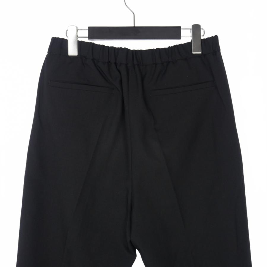 JIL SANDER ジルサンダーブラック スラックス 黒ブラック未使用シワ加工 ジルサンダー JIL SANDER Wide Easy Pants ワイド イージーパンツ