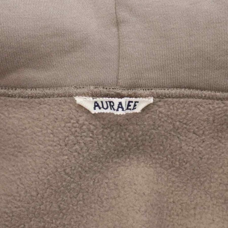 Auralee スムースソフトスウェットジップパーカ AURALEE◇SMOOTH SOFT BD SWEAT ZIP PARKA/ジップパーカー/O/コットン