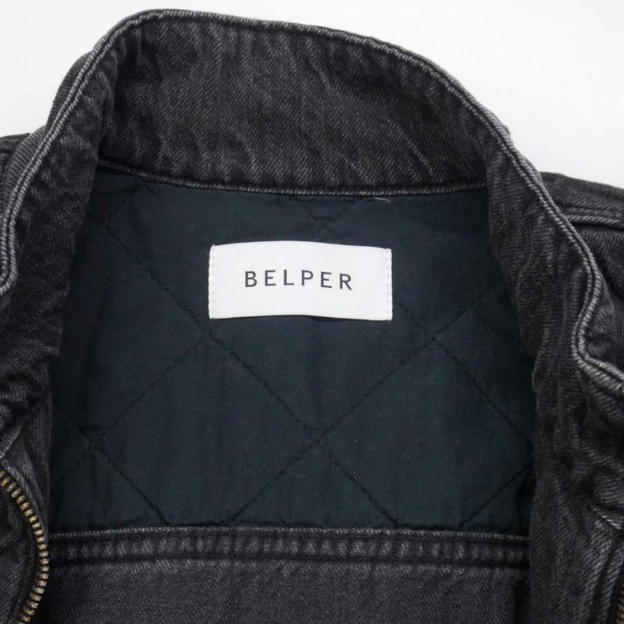 ベルパー BELPER 24AW キルティング デニムジャケット ジップアップ 