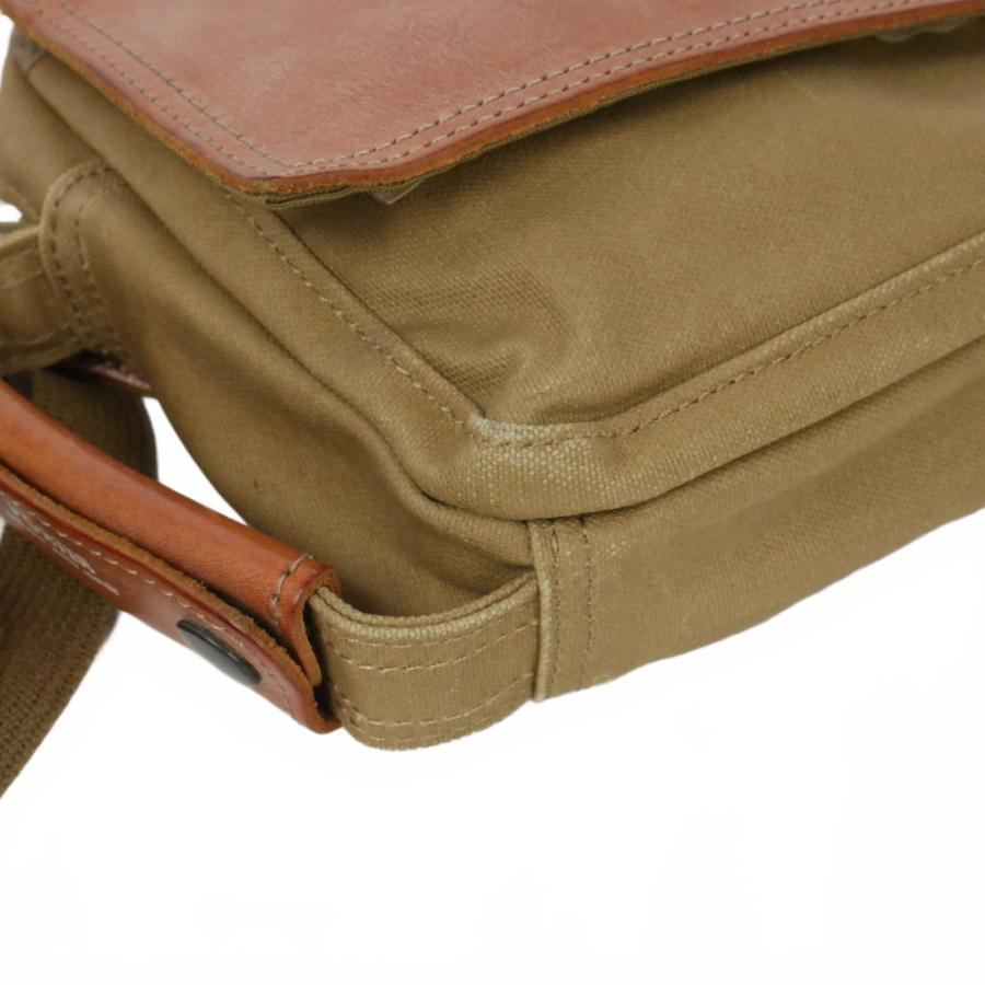 ポーター PORTER FIELD レザー キャンバス ショルダーバッグ PORTER ポーター FIELD SHOULDER POUCH ベジタブルタンニンレザー