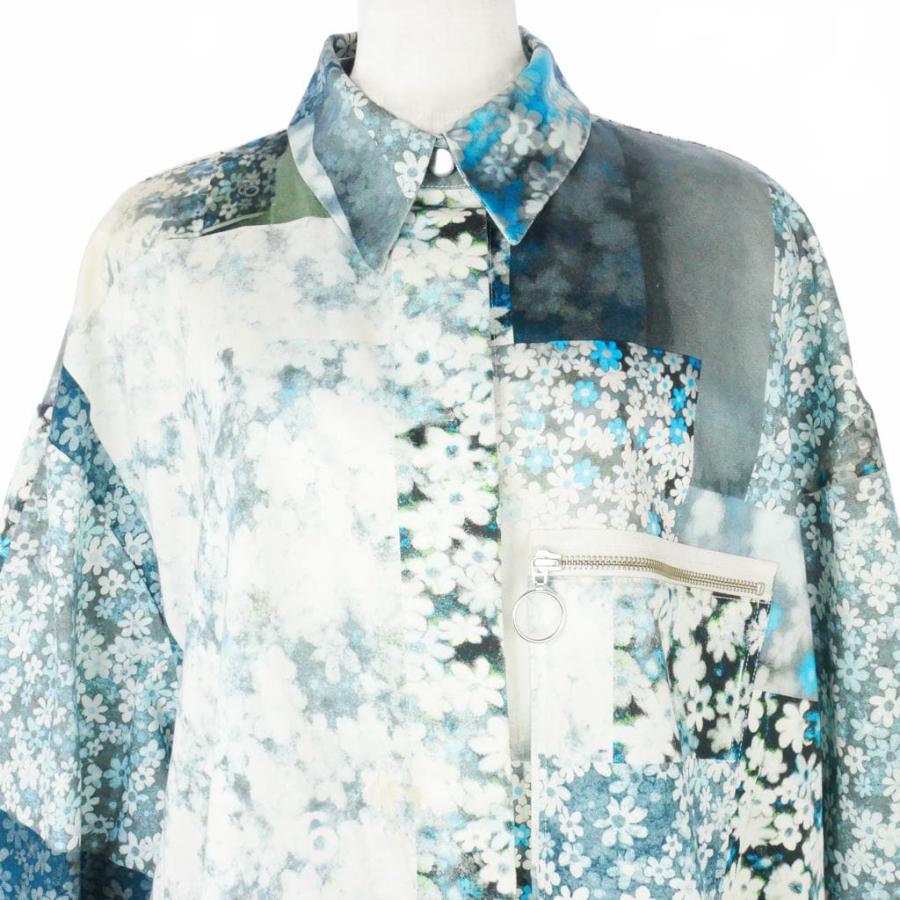 MM6 ロングコート 花柄 エムエムシックス メゾンマルジェラ MM6 Maison Margiela フラワー