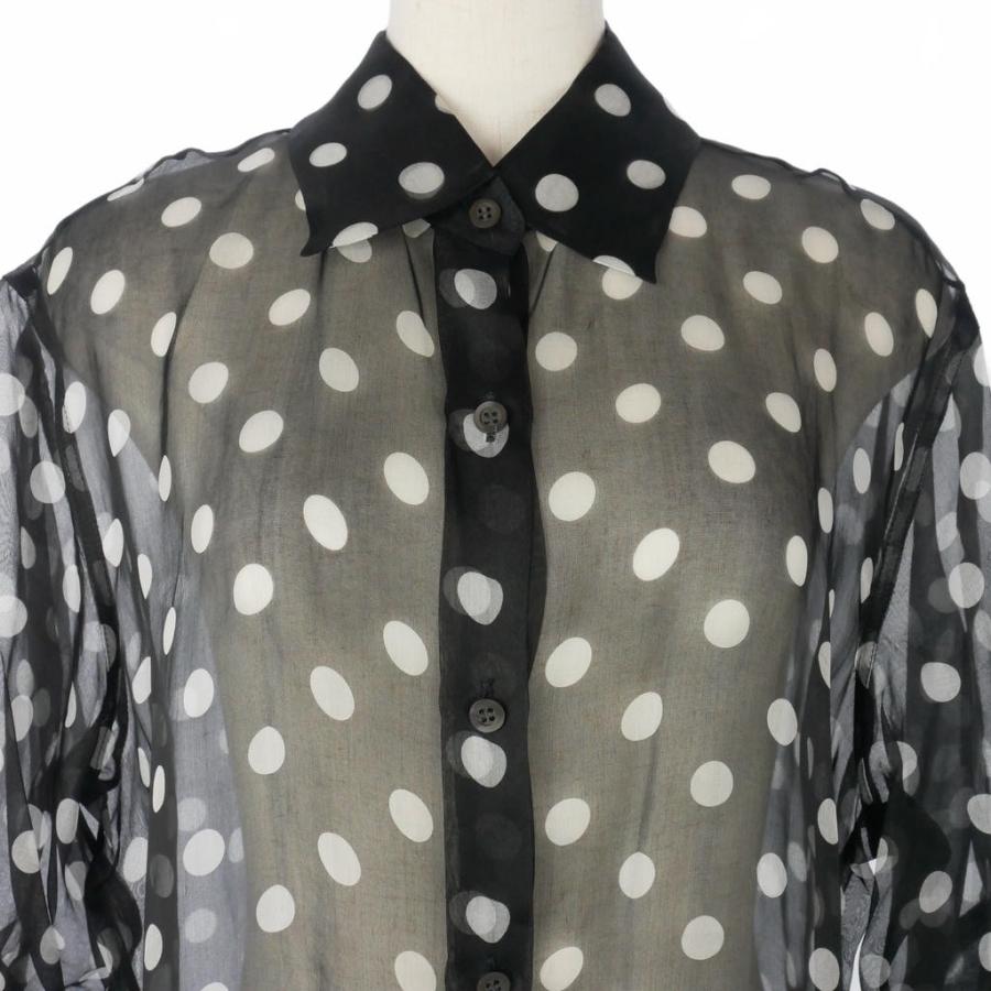 ドリスヴァンノッテン DRIES VAN NOTEN シアーブラウス シャツ シルク