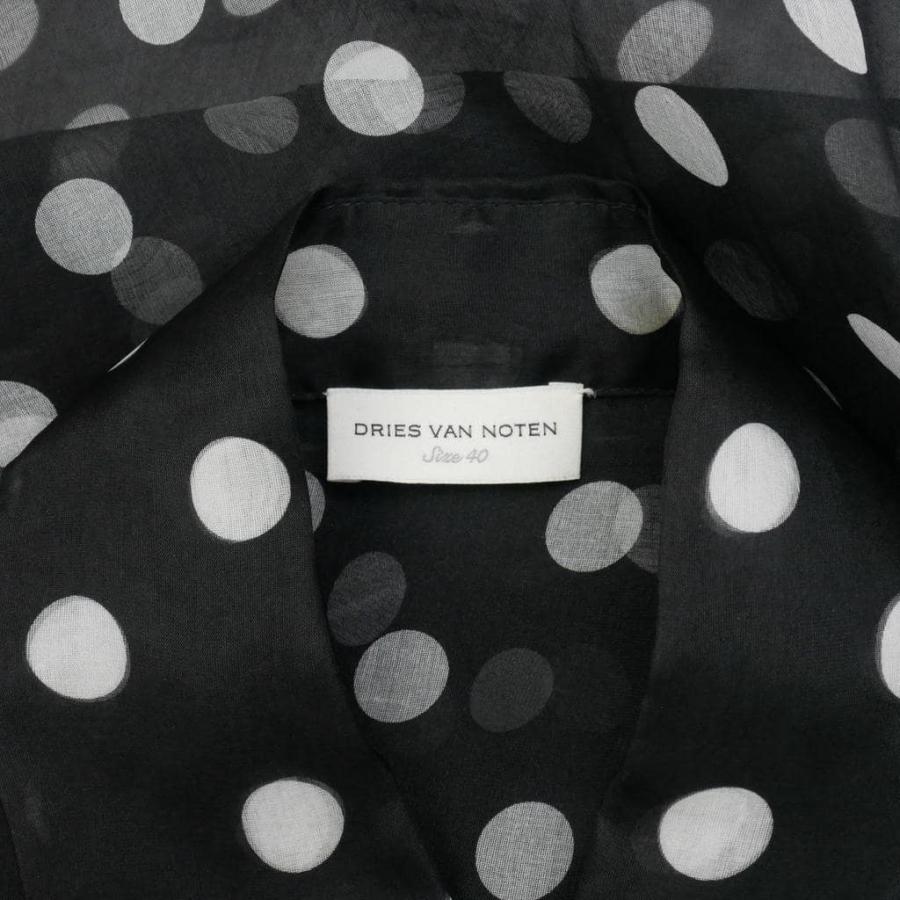 ドリスヴァンノッテン DRIES VAN NOTEN シアーブラウス シャツ シルク