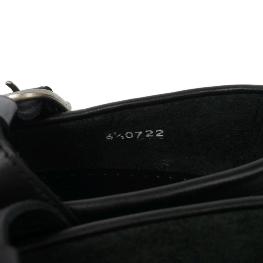 パラブーツ Paraboot バボード BABORD ストラップ レザー サンダル ローファー UK6.5 25cm 黒 ブラック メンズ_7