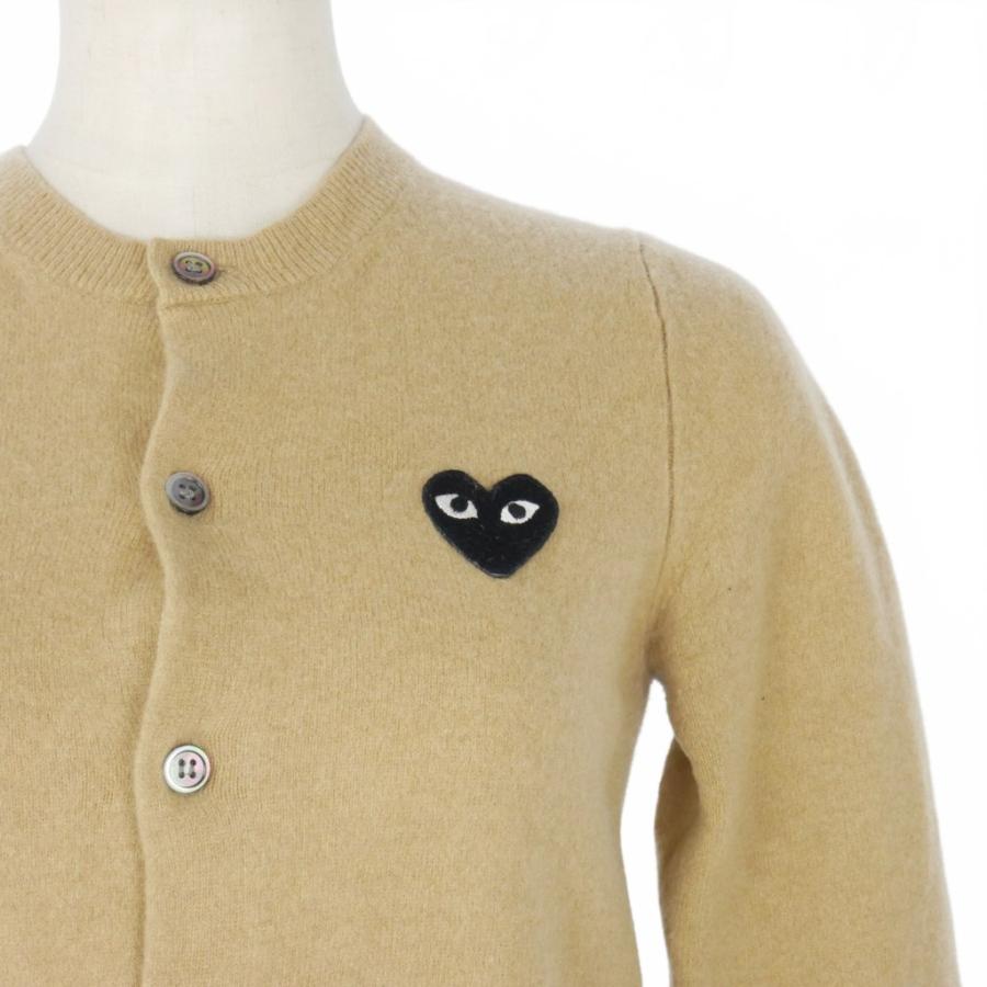 カーディガン 新品 PLAY COMME des GARÇONS ベージュ カーディガン S