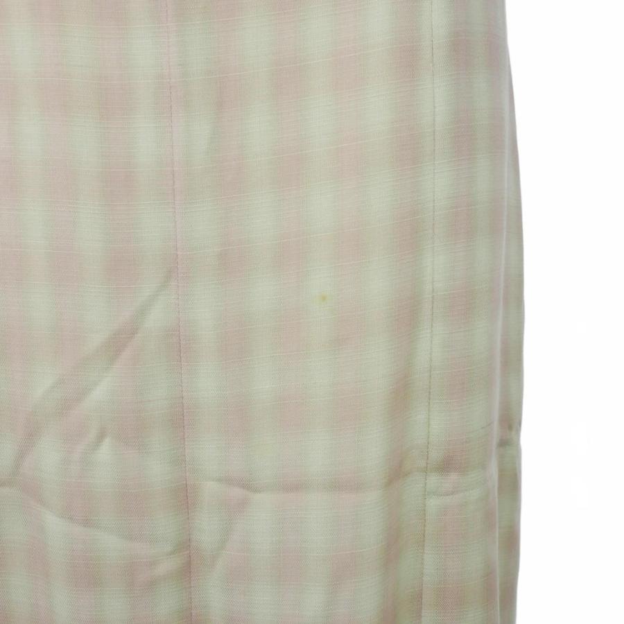 マメクロゴウチ Mame Kurogouchi Linen Mix Ombre Check Camisole