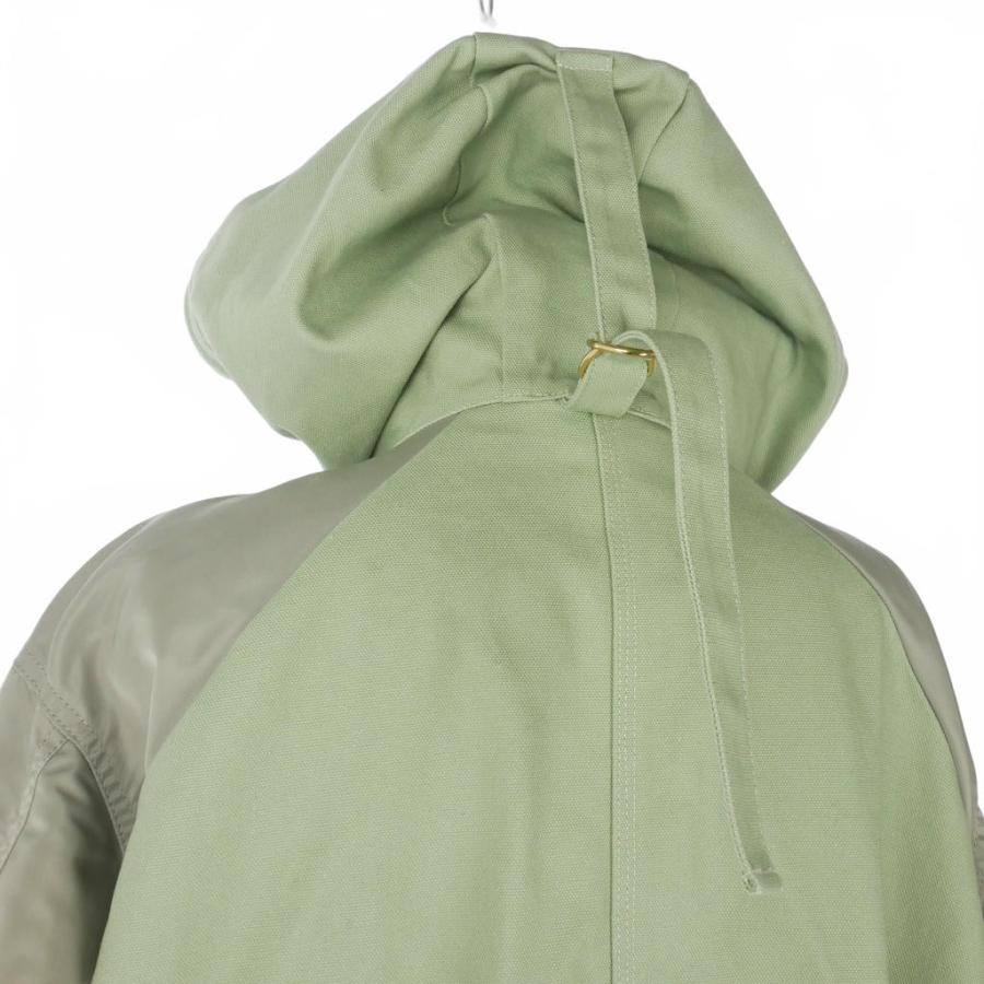 サカイ sacai 24SS カーハート Carhartt ダック×ナイロンツイルコート