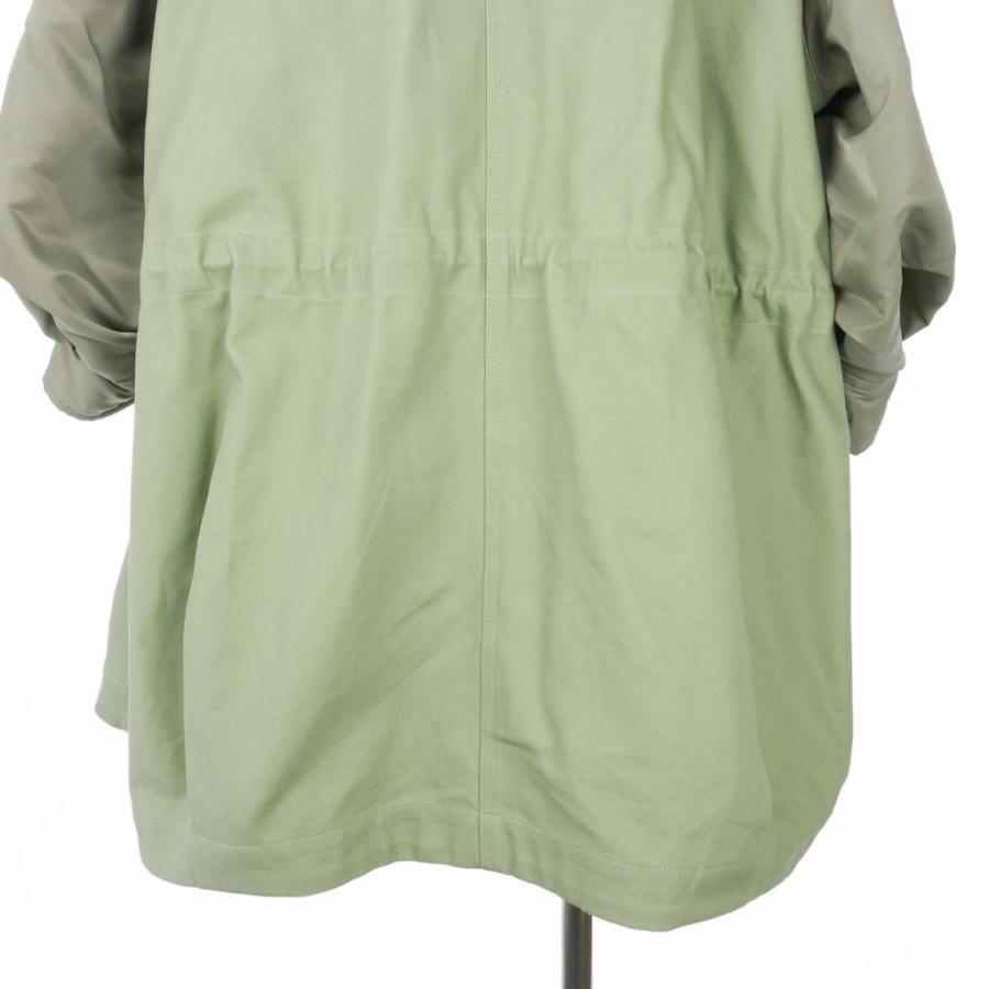 サカイ sacai 24SS カーハート Carhartt ダック×ナイロンツイルコート