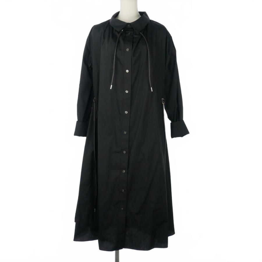 sacai ブラック 長袖シャツ サイズ2 sacai - Sacai(サカイ) 長袖シャツ sacai シャツ ブラウス