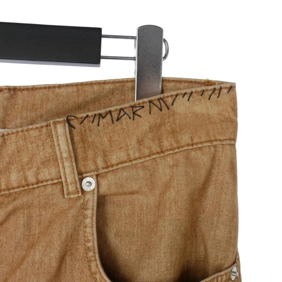 マルニ MARNI 24SS ワイドレッグ ロールアップ デニムパンツ ヴィンテージウォッシュ 40 茶 ブラウン PAJD0478A0 USCV98 レディースの画像