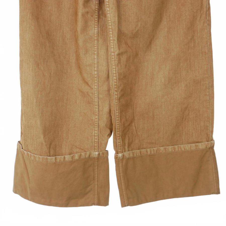 マルニ MARNI 24SS ワイドレッグ ロールアップ デニムパンツ ヴィンテージウォッシュ 40 茶 ブラウン PAJD0478A0 USCV98 レディースの画像