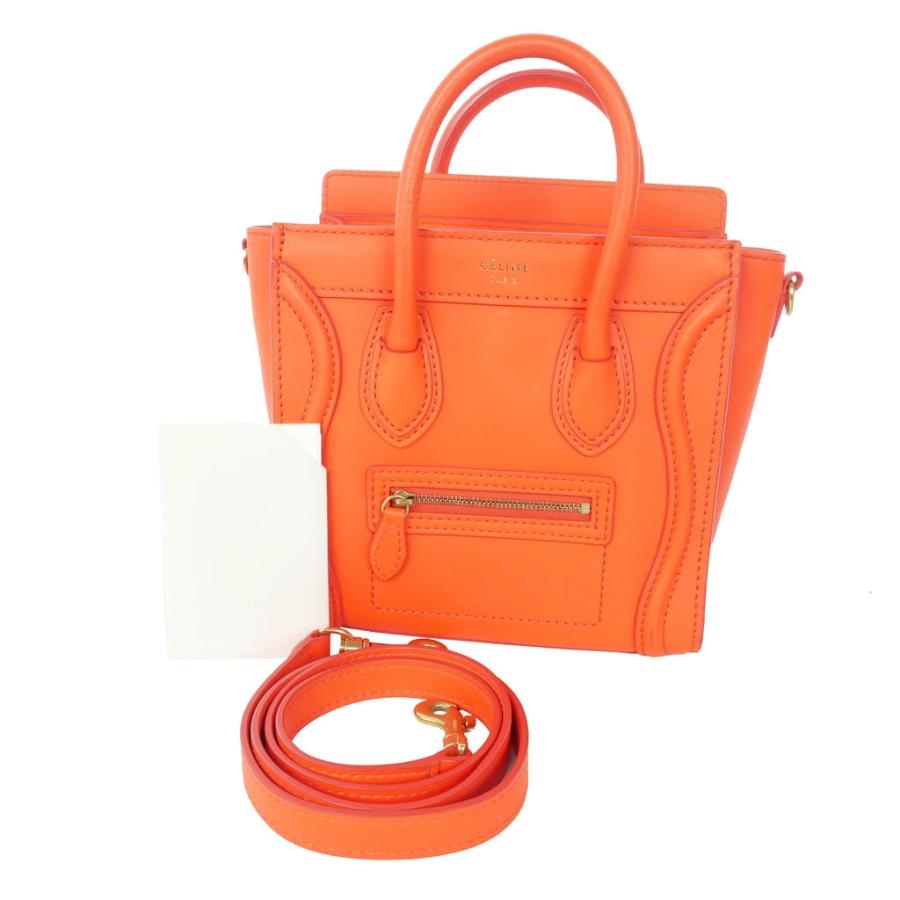 CELINE（セリーヌ） ラゲージ ナノショッパー ハンドバッグ ショルダー 