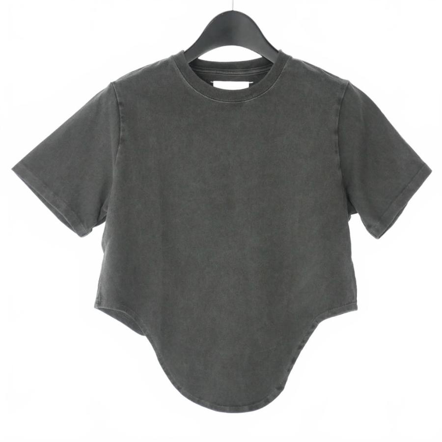 J440/美品 25AW AMERI VINTAGE 半袖Tシャツ ピグメント アメリヴィンテージ Ameri VINTAGE PIGMENT CURVE HEM TEE クロップドT