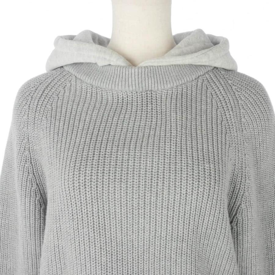 アレキサンダーワン ALEXANDER WANG ニットパーカー フーディ ショート 