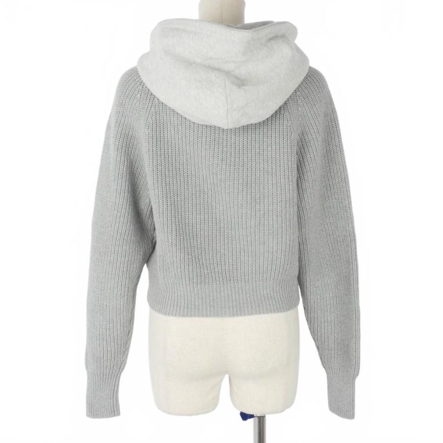 アレキサンダーワン ALEXANDER WANG ニットパーカー フーディ ショート 