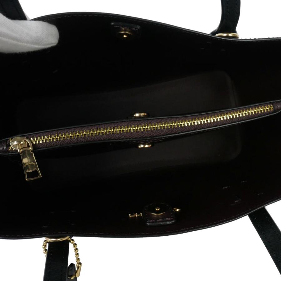 COACH（コーチ） ミニアベニュー キャリーオール レザー ハンドバッグ
