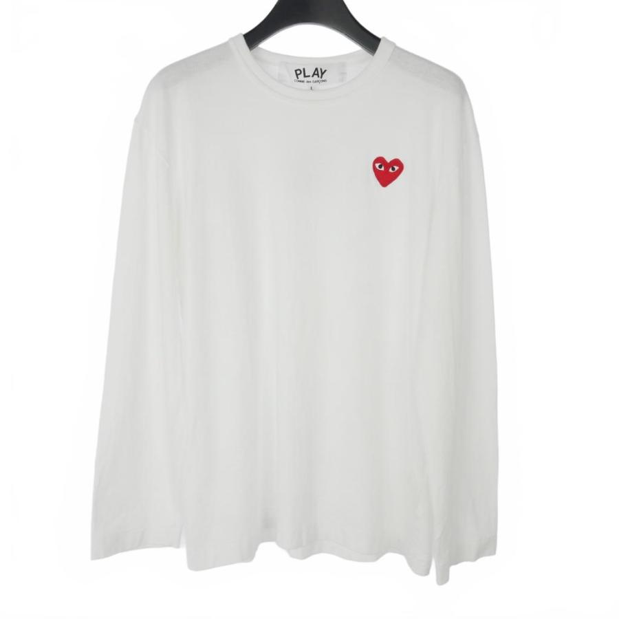 プレイコムデギャルソン PLAY COMME des GARCONS ハートワッペン ロンT 