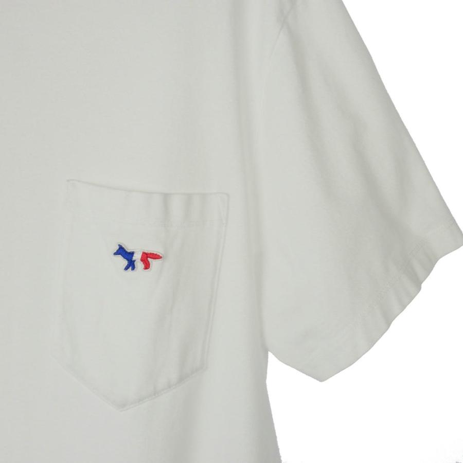 メゾンキツネ MAISON KITSUNE キツネワッペンTシャツ コットン 半袖