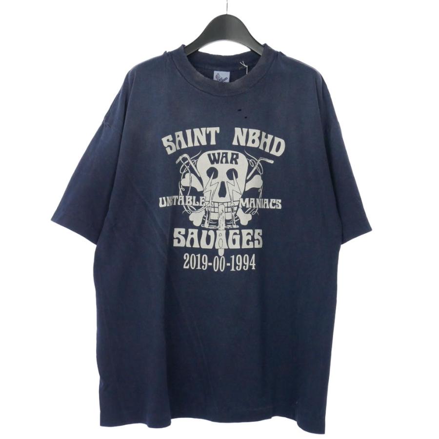 セントマイケル × ネイバーフッド Tシャツ L 未使用品 セントマイケル SAINTMICHAEL × ネイバーフッド NEIGHBORHOOD