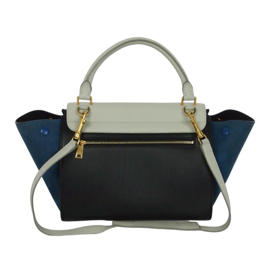 CELINE（セリーヌ） トラペーズ ミディアム レザー 2way ハンドバッグ 
