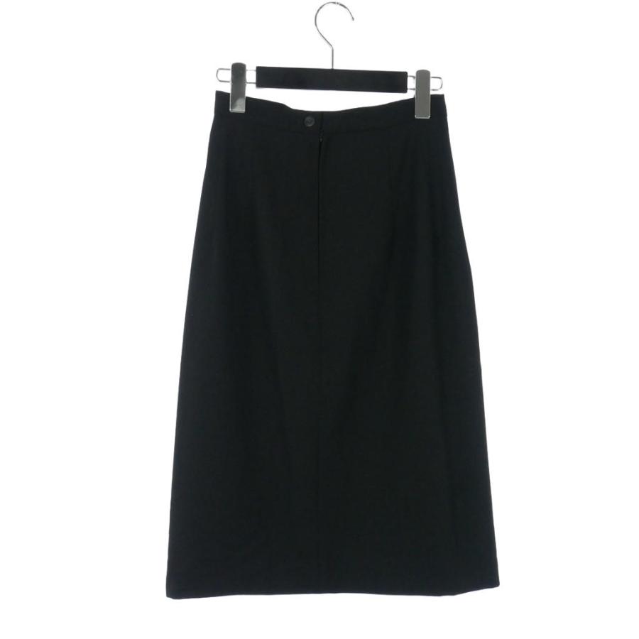 ヨウジヤマモト YOHJI YAMAMOTO ひざ丈 スカート タイト ウールギャバ