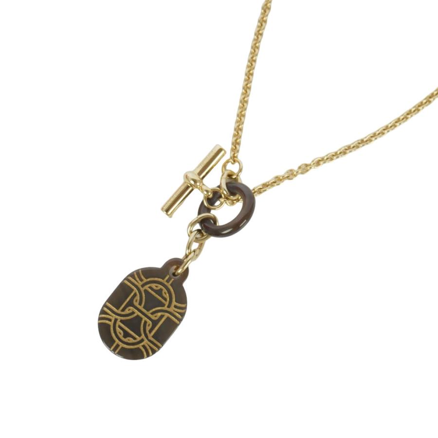 HERMES（エルメス） シェーヌダンクル バッファローホーン ネックレス 