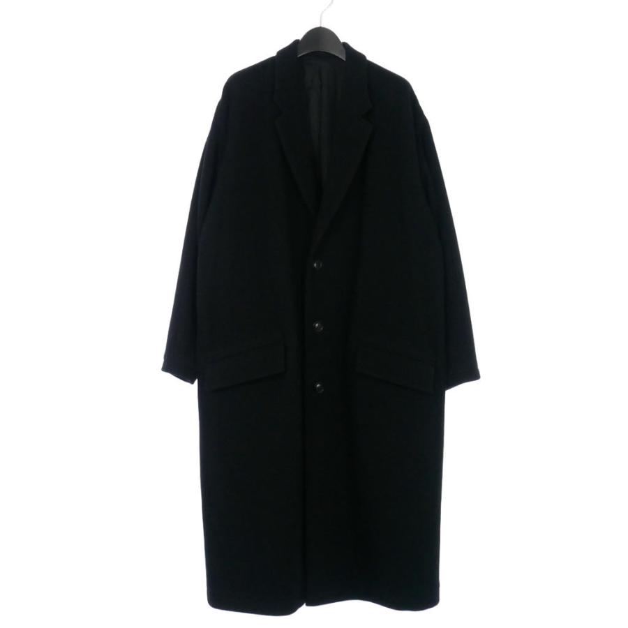 ワイズ Y's ヨウジヤマモト 25AW ウール チェスターコート 1 黒 ブラック YL-C15-106 여성