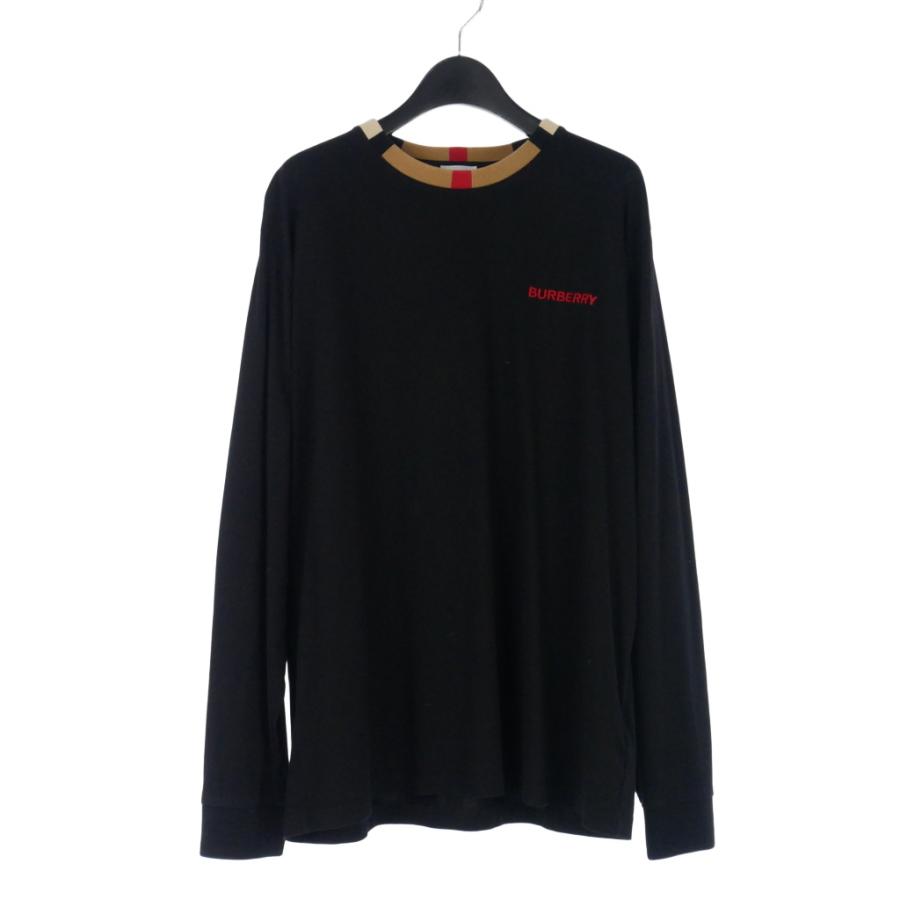 BURBERRY（バーバリー） BURBERRY Jalad Check Neck Long Sleeve Tee