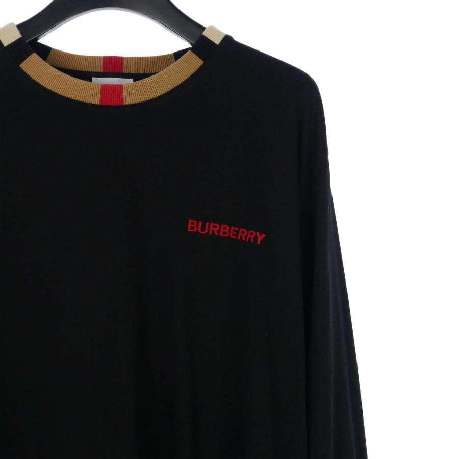 BURBERRY（バーバリー） BURBERRY Jalad Check Neck Long Sleeve Tee
