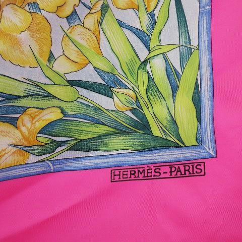 HERMES エルメス シルクスカーフ カレ90 モネの庭 GIVERNY