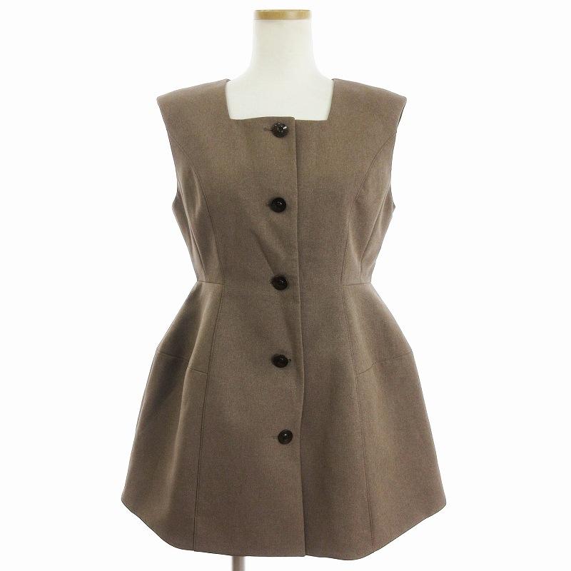 セルフォード CELFORD 22AW ペプラム ジレ ベスト パンツ セットアップ 