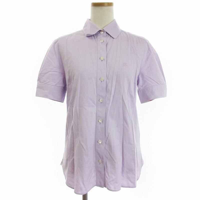 バーバリー ロンドン BURBERRY LONDON 半袖 シャツ ブラウス コットン  