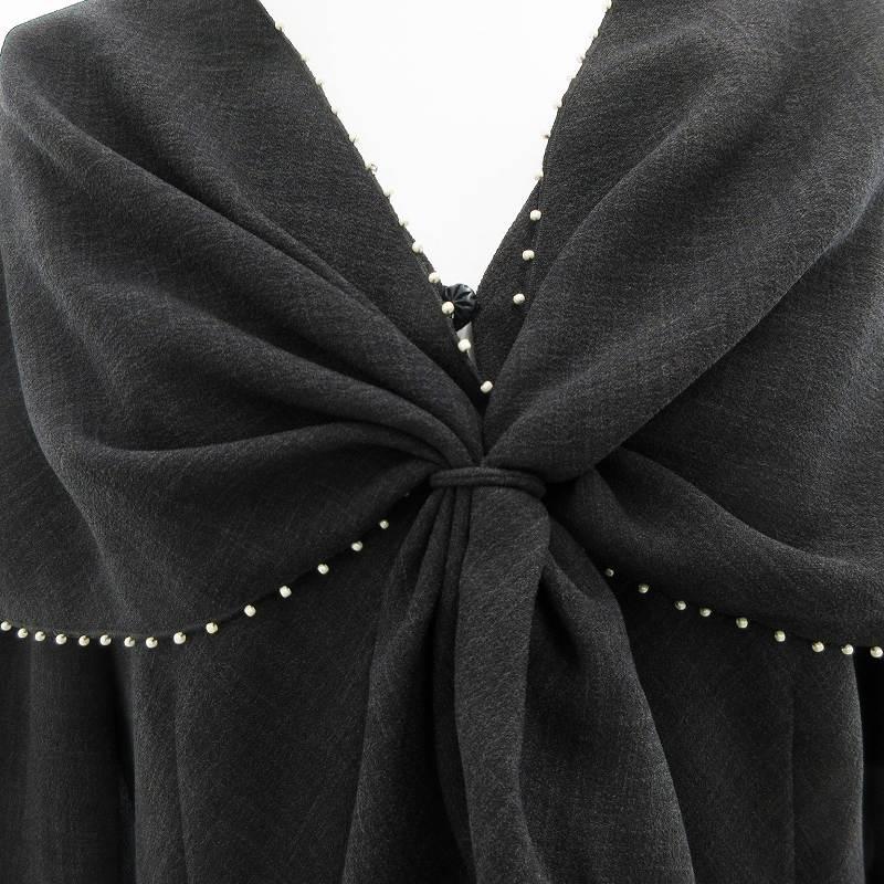 ユキコハナイ YUKIKO HANAI ワンピース ビーズ装飾 セーラー風