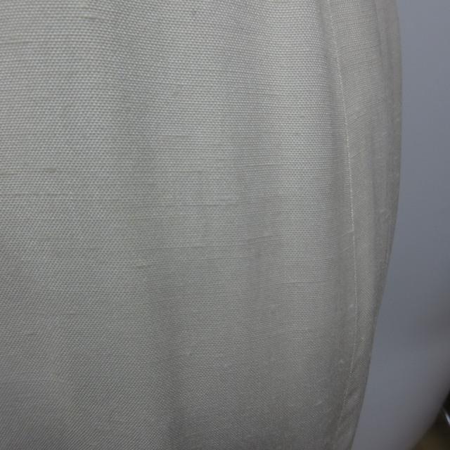 CHANEL シャネル スカート ひざ丈 ココマーク金ボタン ホワイト 36 S