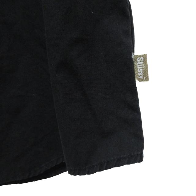 ステューシー STUSSY シャツ 半袖 ロゴプリント ブラック Lサイズ S188 0404 メンズ｜vectorpremium｜07