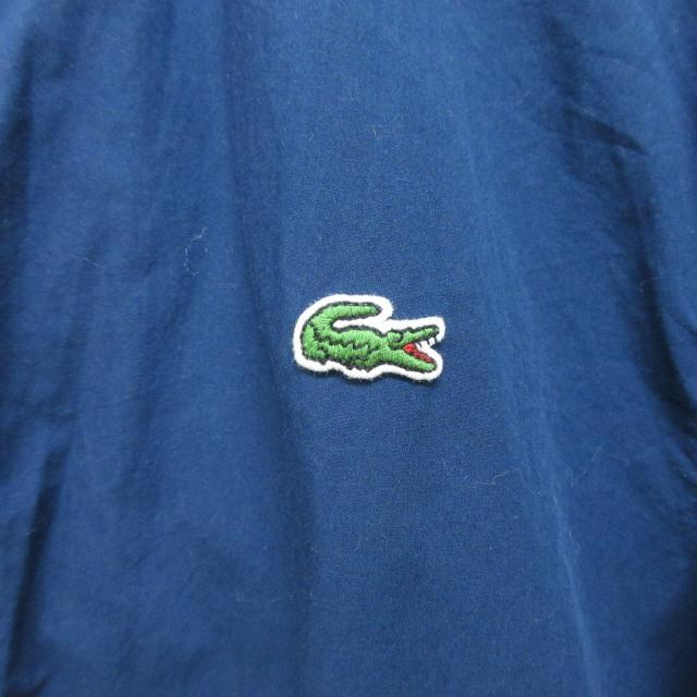 ラコステ ライブ Lacoste L!VE シャツ ボタンダウン 長袖 ネイビー Mサイズ相当 0511 メンズ｜vectorpremium｜06