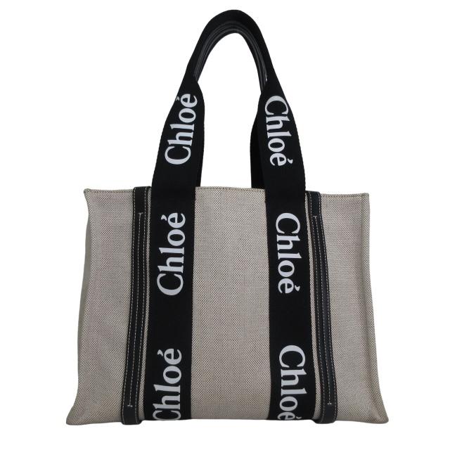 クロエ CHLOE 美品 ウッディ M トートバッグ be0019 0608 レディース 