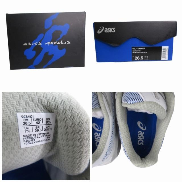 0】アシックス asics GEL-TEREMOA スニーカー ブルー ホワイト 26.5cm